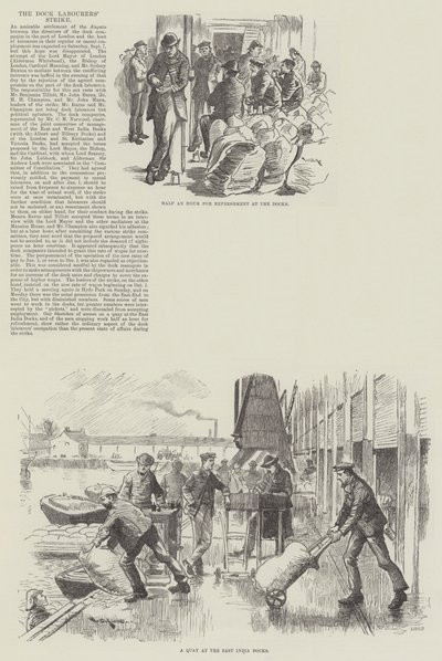 La grève des dockers - William Douglas Almond